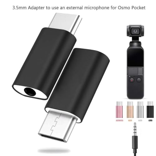 Image of C & E-Type C to 3.5mm Adapter Compatible with Oneplus 11R 7T 8T 9 Pro and All oneplus Devices - Type C to 3.5mm Jack [ 2 Pack ]
