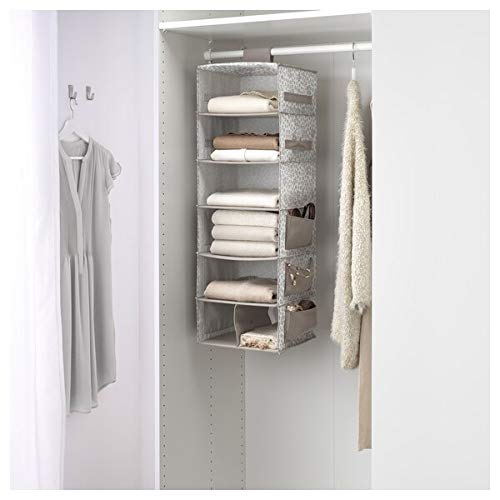 Rangement suspendu 7 compartiments beige pour harmoniser l'organisation du bureau à la maison - 2