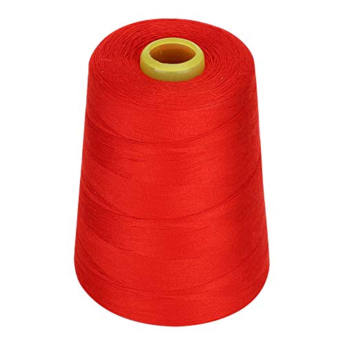 Hilo de máquina de coser poliéster 8000 yardas rojo miniatura 4