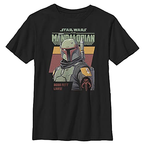 Cadeau Star Wars t-shirt Mandalorian noir taille S garçon anniversaire