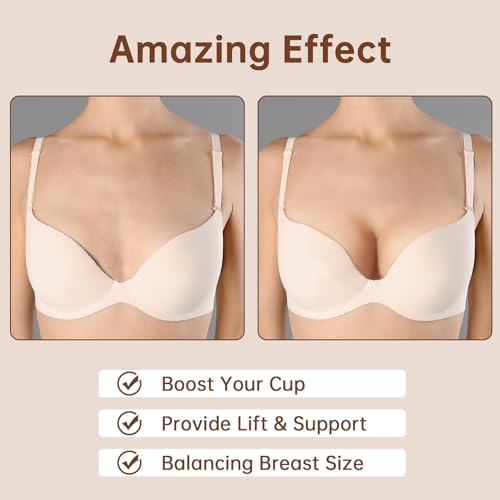 Image of BeaGirl Bra Pad Inserts Breathable Breast Enhancers Inserts for Women Bikini Sports Bra 3 pairs