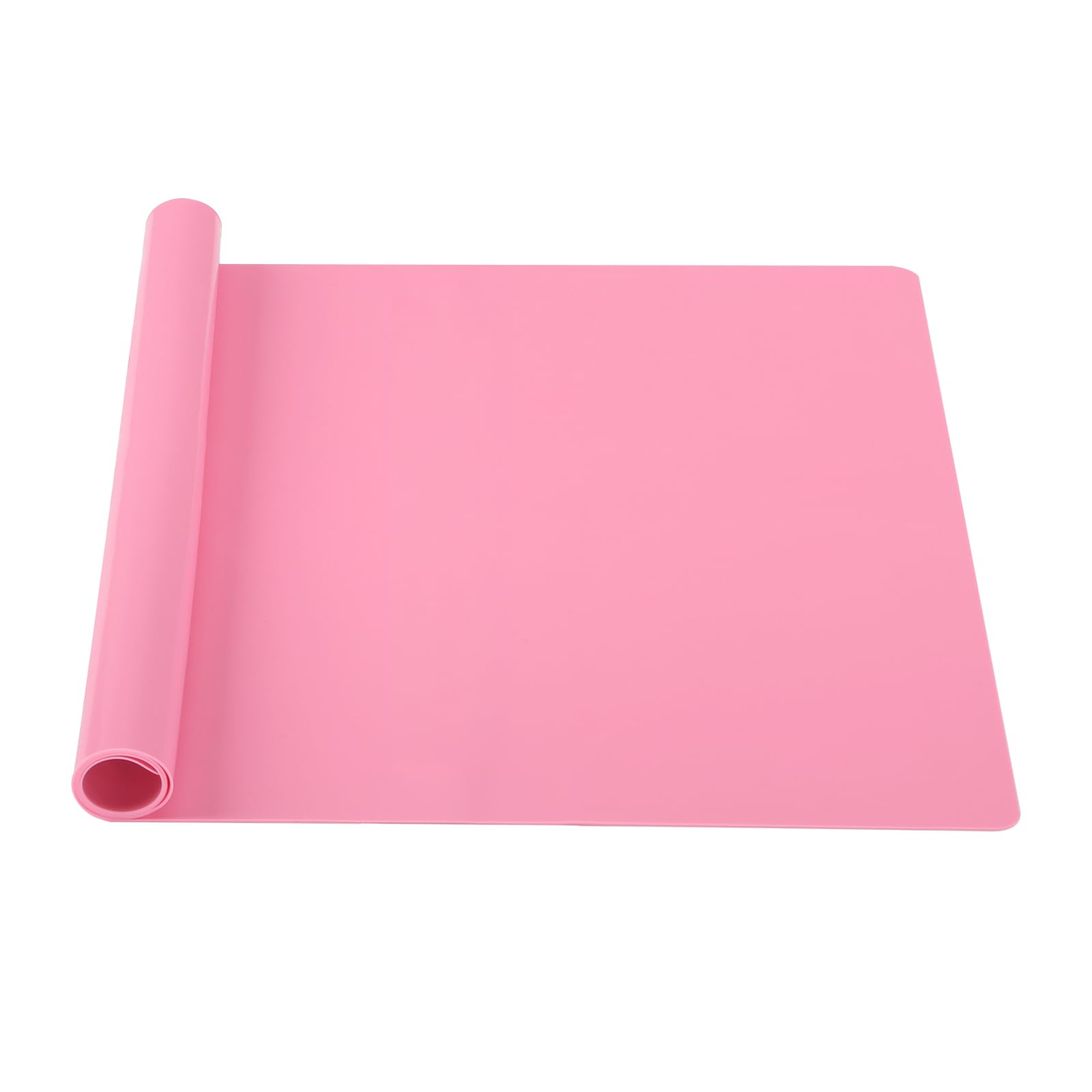 Luxeu Pink Silicone Mat, 60x40cm Craft Mat for Resin Casting, Non Slip