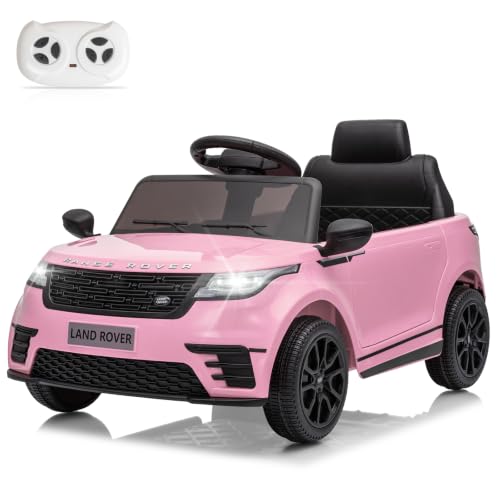 Winado 12V Ride on Licensed Land Rover Electric Car with Remote, Pink
