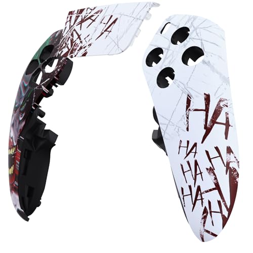 eXtremeRate Left Right Front Top Shell with Touchpad Compatible with ps5 Edge Controller, Clown Hahaha DIY Replacement Faceplate Shell Custom Touch Pad Cover Compatible with ps5 Edge Controller by eXtremeRate - Image 2
