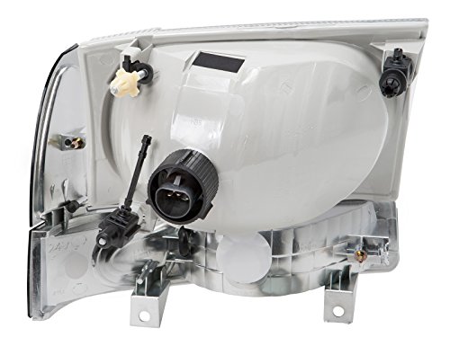 Headlightsdepot Chrome Headlight Park Signal Light Set Compatible With Ford Excursion F-250 F-350 F-450 F-550 Super Duty Excursion Includes Driver And Passenger Side Headlamps #TOP1