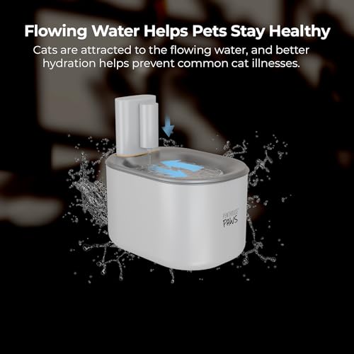 Fuente de agua inalámbrica Penthouse Paws 3.5L miniatura 3