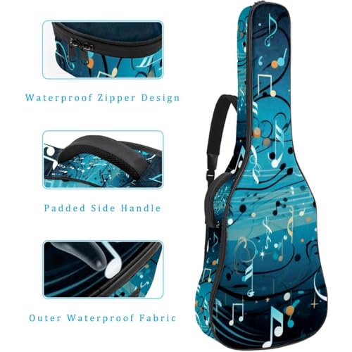 Housse guitare acoustique légère pour éviter l'encombrement