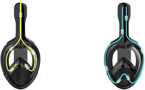 Miniatura 3 de Equipo de snorkel Máscara De Natación para Niños Y Adultos, Respirador De Buceo, Antiniebla, Respiración Segura Máscara de snorkel