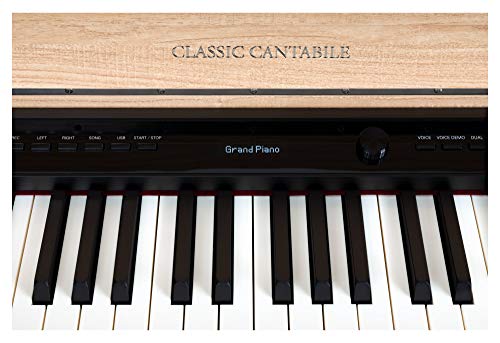 Classic Cantabile UP-1 LA Piano Droit Numérique – 88 Touches Clavier électronique à marteaux – Synthetiseur avec USB… - Les Beatles, Paul McCartney, John Lennon, RIngo Starr, George Harrison Classic Cantabile UP-1 LA Piano Droit Numérique - 88 Touches Clavier électronique à marteaux - Synthetiseur avec USB… – Image 6