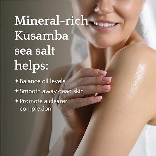 QUR SeaFoam Jasmine Body Oil Spray 6oz, Lightweight Moisturizing Glow Oil with Natural Oils & Kusamba Seawater, for Soft, Radiant Skin, Salt, Kusamba by QUR