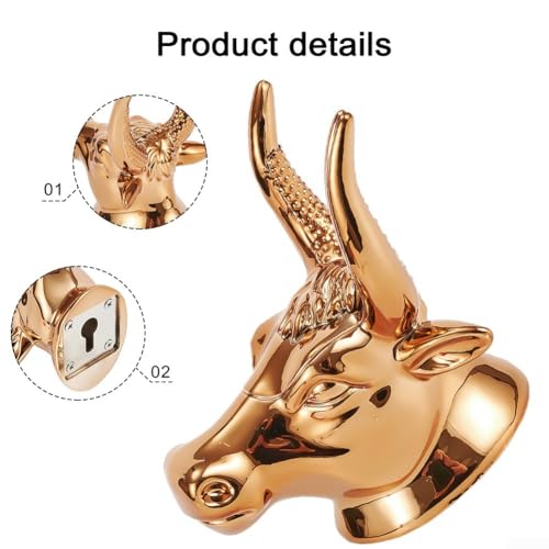 Bull Head Support mural pour guitare ukulélé et basse ABS solide et durable - Les Beatles, Paul McCartney, John Lennon, RIngo Starr, George Harrison Bull Head Support mural pour guitare ukulélé et basse ABS solide et durable – Image 4