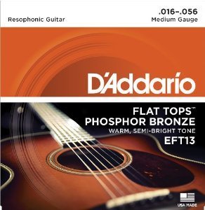 y sAi z D'Addario (__I) EFT13 Flat Tops Phosphor Bronze AR[XeBbNM^[ , Resophonic Guitar, 16-56