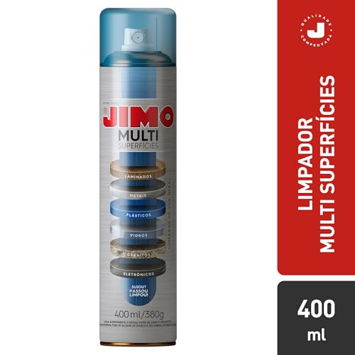 JIMO Multi Superfícies para todos Ambientes da Casa Limpeza a Seco Sem Enxague Aerossol 400ml