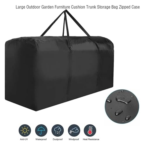 Large waterproof storage handbag cushion storage bag garden furniture outdoor large handbag storage bag with handle(173x76x51CM) - Image 5