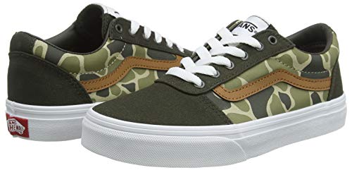 Vans Vans Boy's Low-Top Trainers, Multicolour ((Frog Camo) Forest Night/White Wlz), 2 Toddler