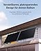 Anker SOLIX Balkonhalterungen, 2er-Pack, Solarpanel-Halterung für Balkon, 30°-45° Neigungswinkel, Mit Silikonpad, Einfache Installation, Montageset für zwei PV-Module, Silberfarben