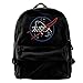Produktbild College Bag NASA Aesthetic Japanese Neon Logo Rucksack Schule Tragbare Haltbare Schultasche DIY Print Schüler Schule Anime College Erwachsenen Leinwand Rucksack Reisen