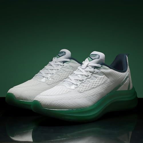 Image of ASIAN Powerplay-30 Men's Running Shoes | Lightweight Knit Upper, TPU Frame for Lateral & Arch Support, Memory Foam Bounce Insole | Ideal for Gym, Travel, Running & Walking