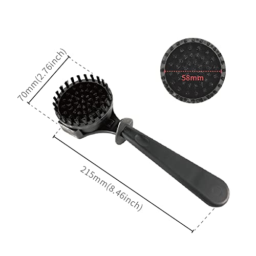 Watchget Espresso Coffee Machine Cleaning Brush Espresso Group Head Brush Detachable Nylon Bristles Espresso Machine Cleaning Bristle For 58Mm Grouphead #TOP1