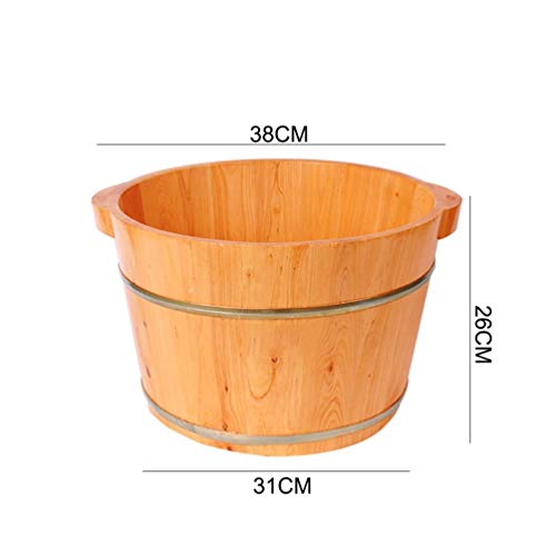 Baril en bois pour bain de pieds isolant et étanche de marque Selfless Dedication - 3