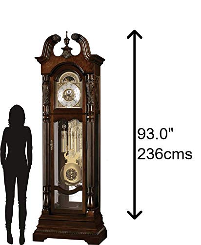 Howard Miller Paris Night Wall Clock 620-449 – Vintage & Round With Quartz Movement #TOP1