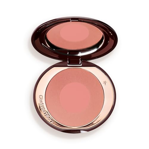 Image of Charlotte Tilbury Cheek to Chic Powder Blush - Two-Tone Cheek Makeup with a Radiant, Luminous Finish - Buildable Color that Smooths, Buffs & Blends for a Light Reflecting Glow