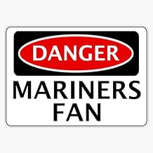 Danger Grimsby Town, Mariners Fan, Football Funny Fake Safety Sign Window Bumper Sticker Decal 5"