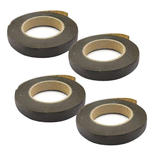 Treely 4Pcs Floral Tape Stem Wrap, 1/2 Inch X 30 Yards, Brown #TOP25