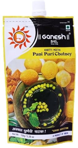 Ganesh Bhel Khatti Meethi Pani Puri Chutney, 150g Dev (Pack of 1) (B0DJ6VCWMY) Amazon Price History, Amazon Price Tracker