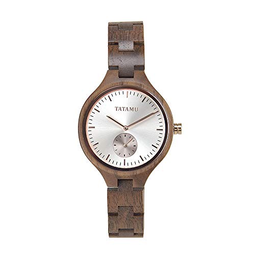 Preisvergleich Produktbild HRQ Damenuhr aus Holz, Walnussquarz Kreativindustrie, Business-Sport, Gesundheit, Umweltschutz, edle Geburtstagsgeschenke S133