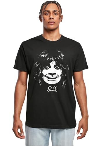 T-Shirt Homme Ozzy Osbourne MERCHCODE en Coton Premium aux Finitions Soignées