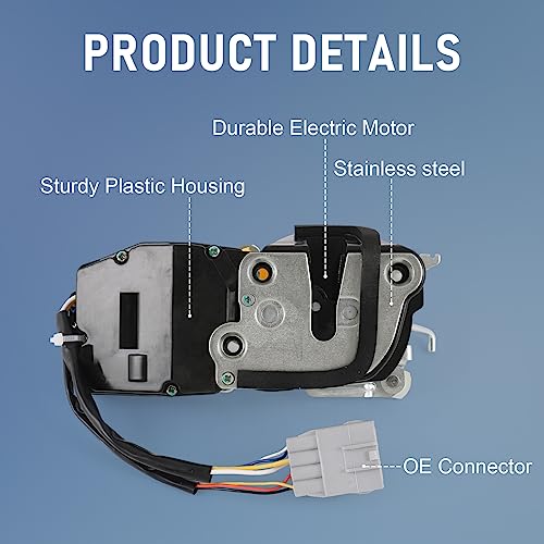 Image of Door Lock Actuator Motor Front Right Side Compatible with Toyota Tacoma 1998-2004 2.4L 2.7L 3.4L Replaces# 69030-04010 6903004010 931-493 931493
