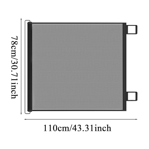 Barrière rétractable pour chien et sécurité des portes d'appartement - 6