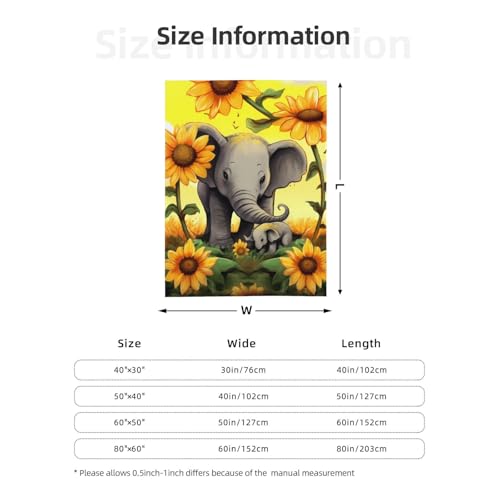 Couverture polaire douce éléphant, le cadeau de naissance idéal - 5