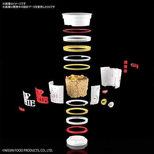 Best Hit Chronicle Cup Noodle 11 Color Coded Plastic Model [Import Japonais] - vue 5