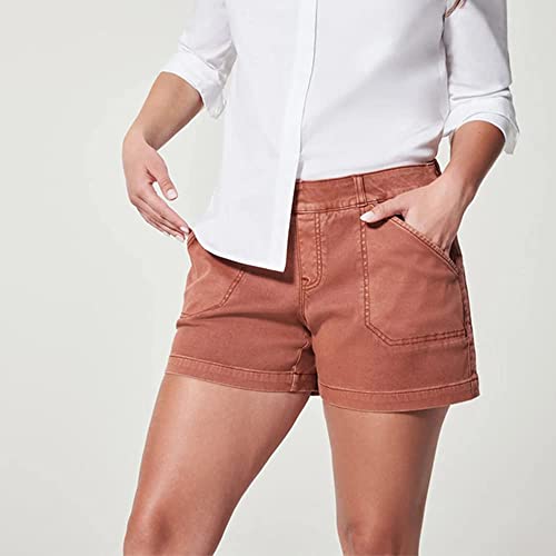 LELEBEAR-Lawore-Stretch-Twill-Shorts-Womens-Stretch-Twill-Shorts-Regular-Fit-Hiking-Shorts-with-Pockets-Casual-Shorts