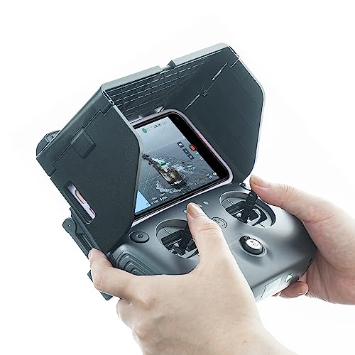 WANPOOL Universal Foldable Sun Shade Visor for Drone Controller Mobile Phone - Anti-Glare, Stable Fit, Easy Installation