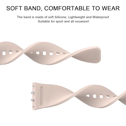 Image of Tobfit Strap Compatible for Samsung Galaxy Fit 3 (Watch Not Included), Flexible Premium Adjustable Watch Band for Galaxy Fit3 2024 SM-R390 Men & Women