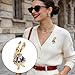 Rhinestone Rabbit Brooch and Pin for Women Girls Cute Crystal Lady Rabbit Brooch Fashion Dainty Gold Plated Bunny Animal Brooches Lapel Pins for Easter Jewelry Gift Party Costume Accessories Blue
