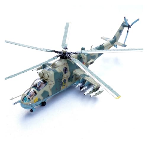 Helicóptero Mi-24 réplica de metal resistente que no se rompe escala 1:72 3