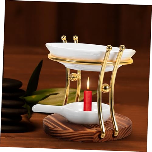 Diffuseur cire et maison bureau créant une ambiance zen et chaleureuse