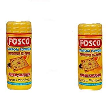 GLANEMARK (FoscoQuality ) Super Smooth Export World Wide 2 Pc Carrom Powder (70Gr) {{{ 1 + 1 }}}