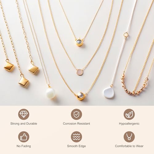 Kit de cadenas de oro para joyería con 62.3 pies - 50% de descuento