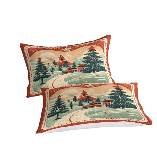 Housse de couette Noël à fermeture éclair pour en finir avec les lits difficiles - 4