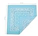 FANNI YOUPIN 100% Cotton Fine thick Bandanas/Fashion Scarf for Men & Women Paisley printed 22 inches (10, mint)