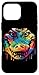 Colorful Face Alligator Gator Crocodile Case for iPhone 16 Pro Max