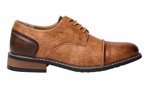 Men's Oxfords Leather Formal Dress Wingtip Derby Business Fashion Casual Tuxedo Wedding Walking Shoes for Men2