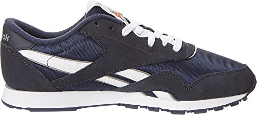 Image of Reebok Women's Classic Nylon Casual Shoes, Team Navy /Platinum, 10