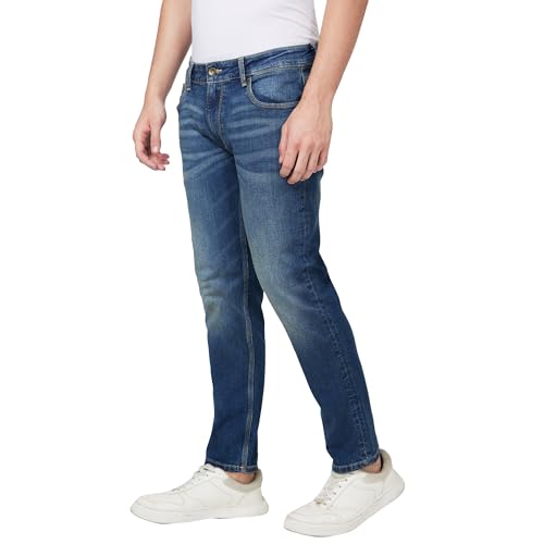 Image of Spykar Men's Rover Regular Fit Mid Rise Casual Jeans