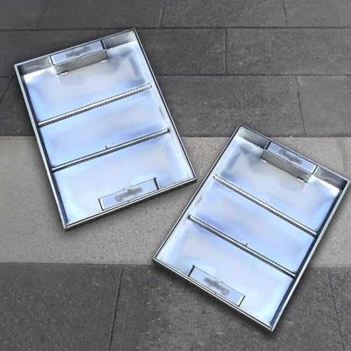 Stainless Steel Hidden Manhole Cover with Handle - Invisible Drainage Solution for Paver Installation Heavy-Duty Access Cover for Driveways and Patios